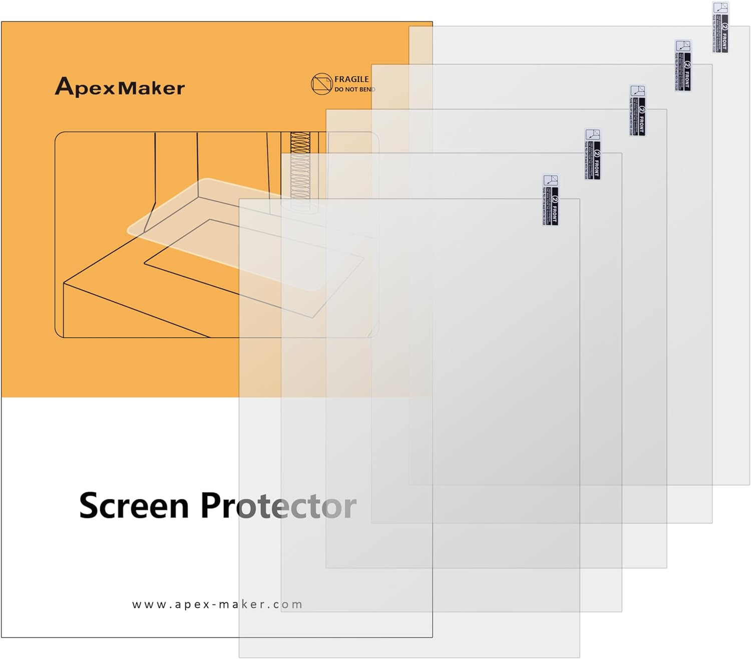 5PCS LCD Screen Protector For ApexMaker X1 MINI
